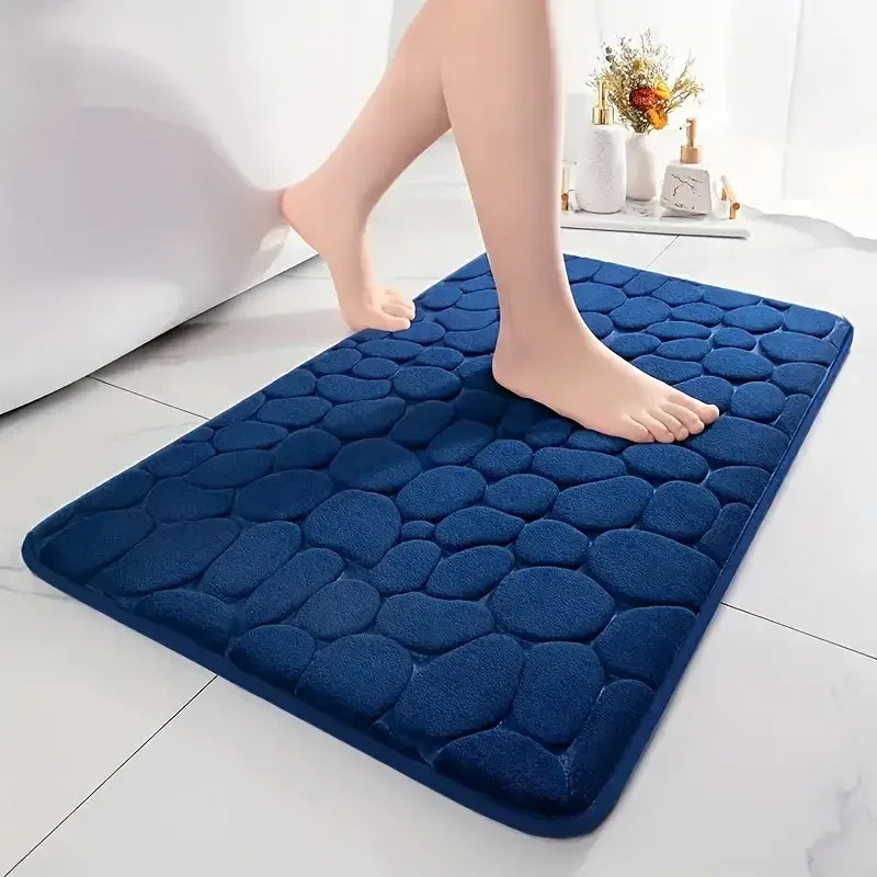 MagicStone™ 3D Non-Slip Bath Mat – Ultra Absorbent & Quick-Dry Comfort - HomeDashy