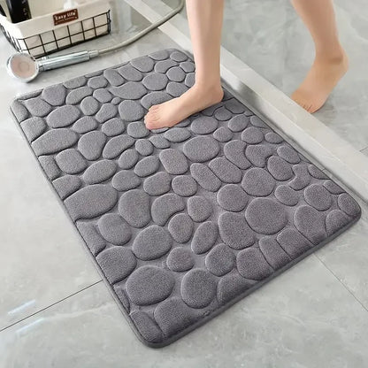 MagicStone™ 3D Non-Slip Bath Mat – Ultra Absorbent & Quick-Dry Comfort - HomeDashy