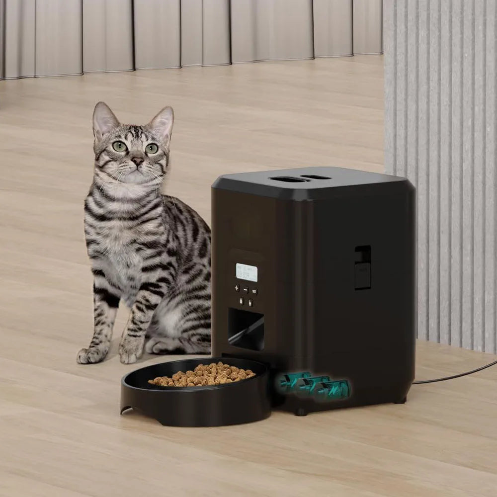 SmartPet™ Feeder – Automatic Timed Dispenser & Slow Feeding Bowl for Cats & Dogs - HomeDashy