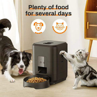 SmartPet™ Feeder – Automatic Timed Dispenser & Slow Feeding Bowl for Cats & Dogs - HomeDashy