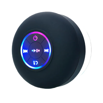 AquaBeat – Portable Wireless Bluetooth Speaker with LED & Suction Cup - HomeDashy