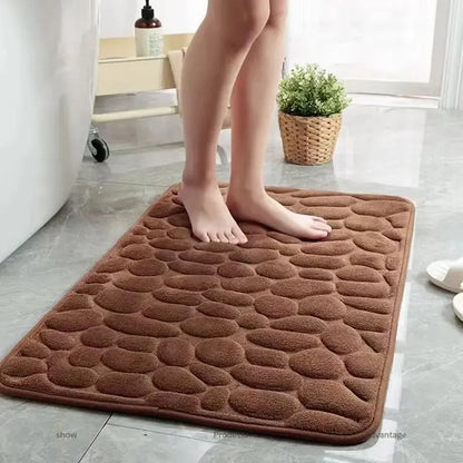 MagicStone™ 3D Non-Slip Bath Mat – Ultra Absorbent & Quick-Dry Comfort - HomeDashy