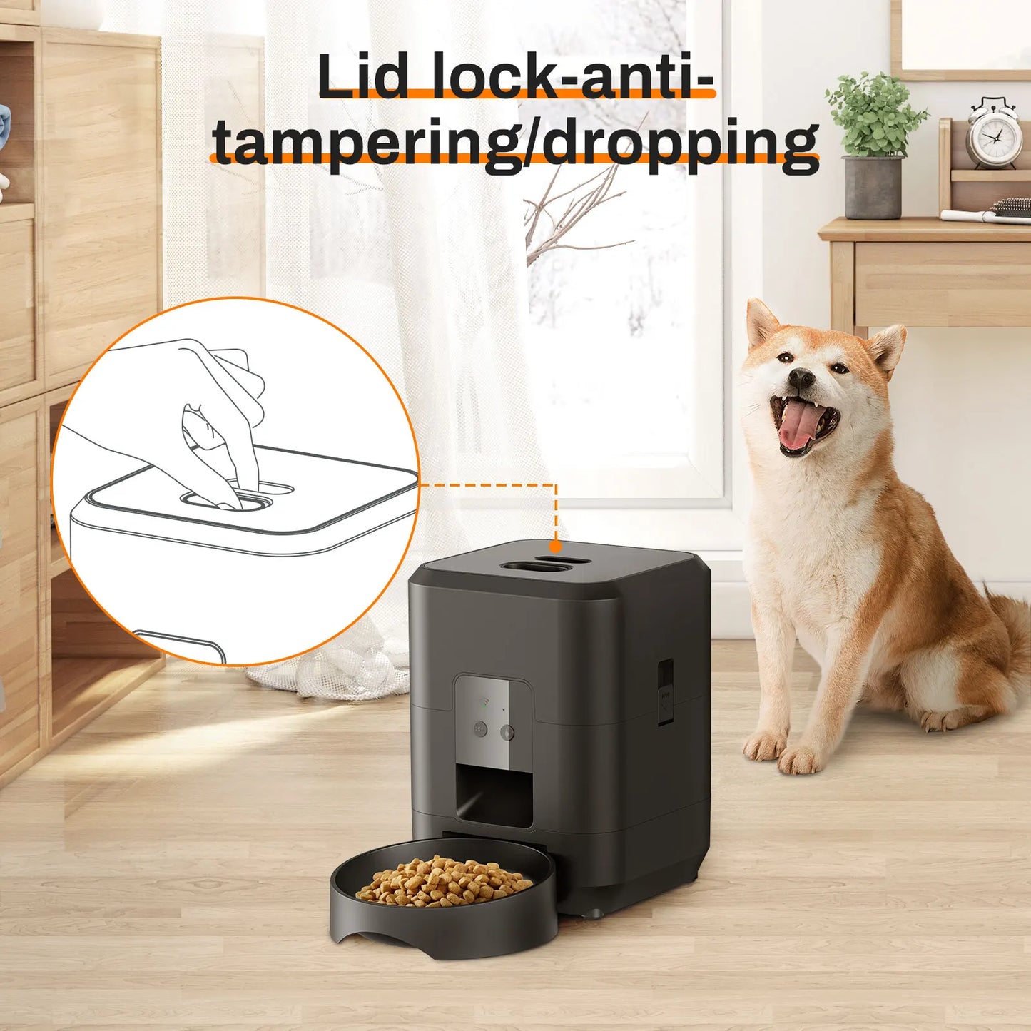 SmartPet™ Feeder – Automatic Timed Dispenser & Slow Feeding Bowl for Cats & Dogs - HomeDashy